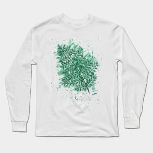 Compound Leaf water colour Long Sleeve T-Shirt